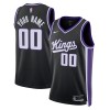 Camiseta Hombre NBA Sacramento Kings Personalizadas 2023-24 Nike Icon Edition Negro Swingman